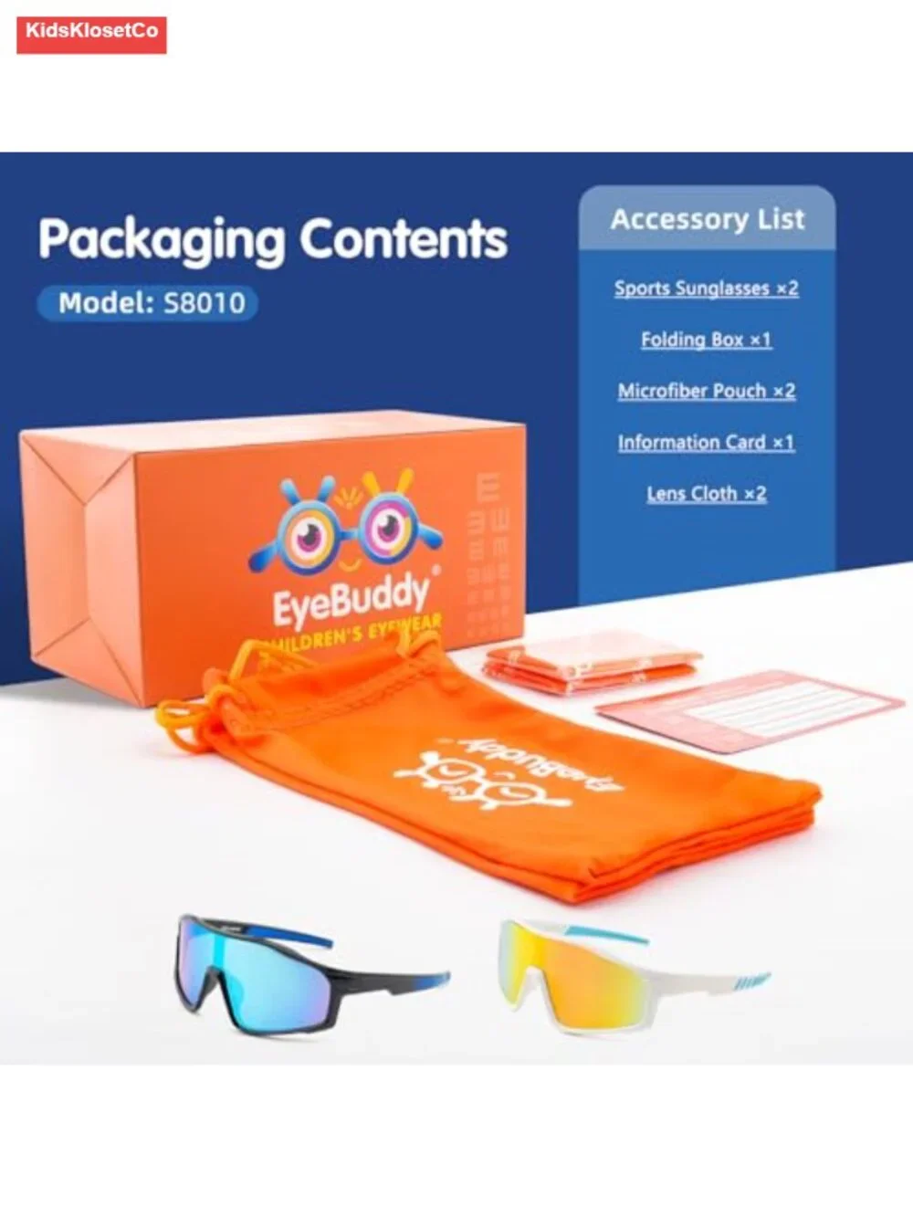 Kids Sunglasses Youth Baseball Sun Glasses Sports UV400 Protection Goggles Age